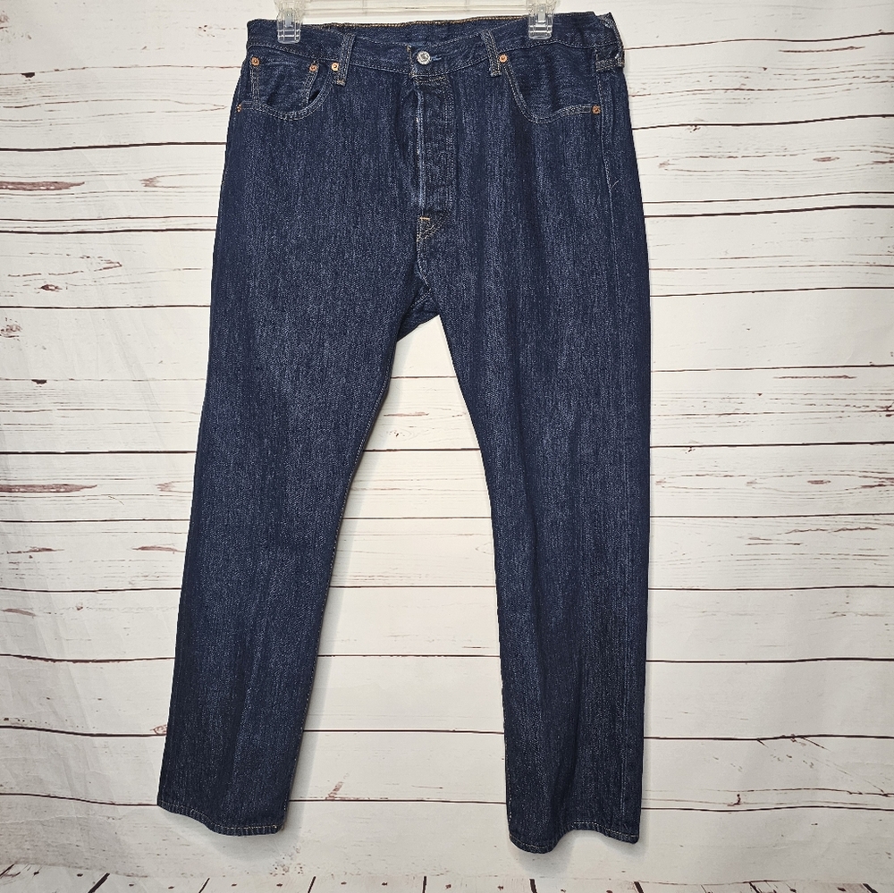 Levi's 501 Button Fly Straight Leg Jeans